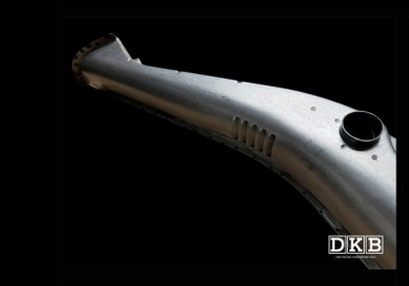 Heater channel left VW Oval Beetle 111801041A  8.1955-7.1956 DKB Premium Metal Rocker 111801045B